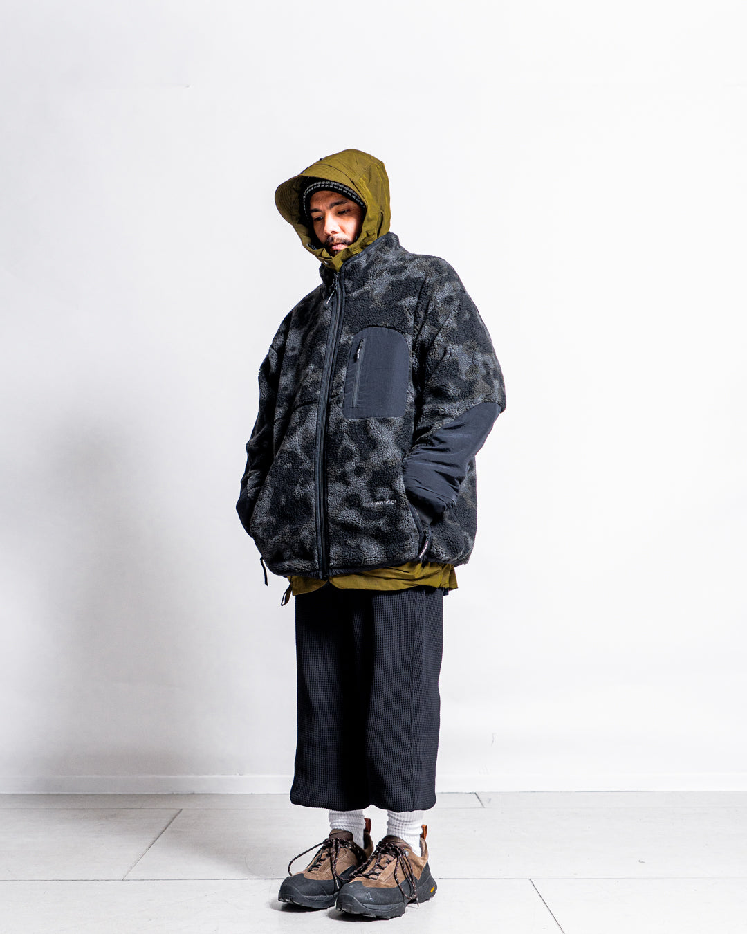 【Reversible item】and wander reversible boa jacket