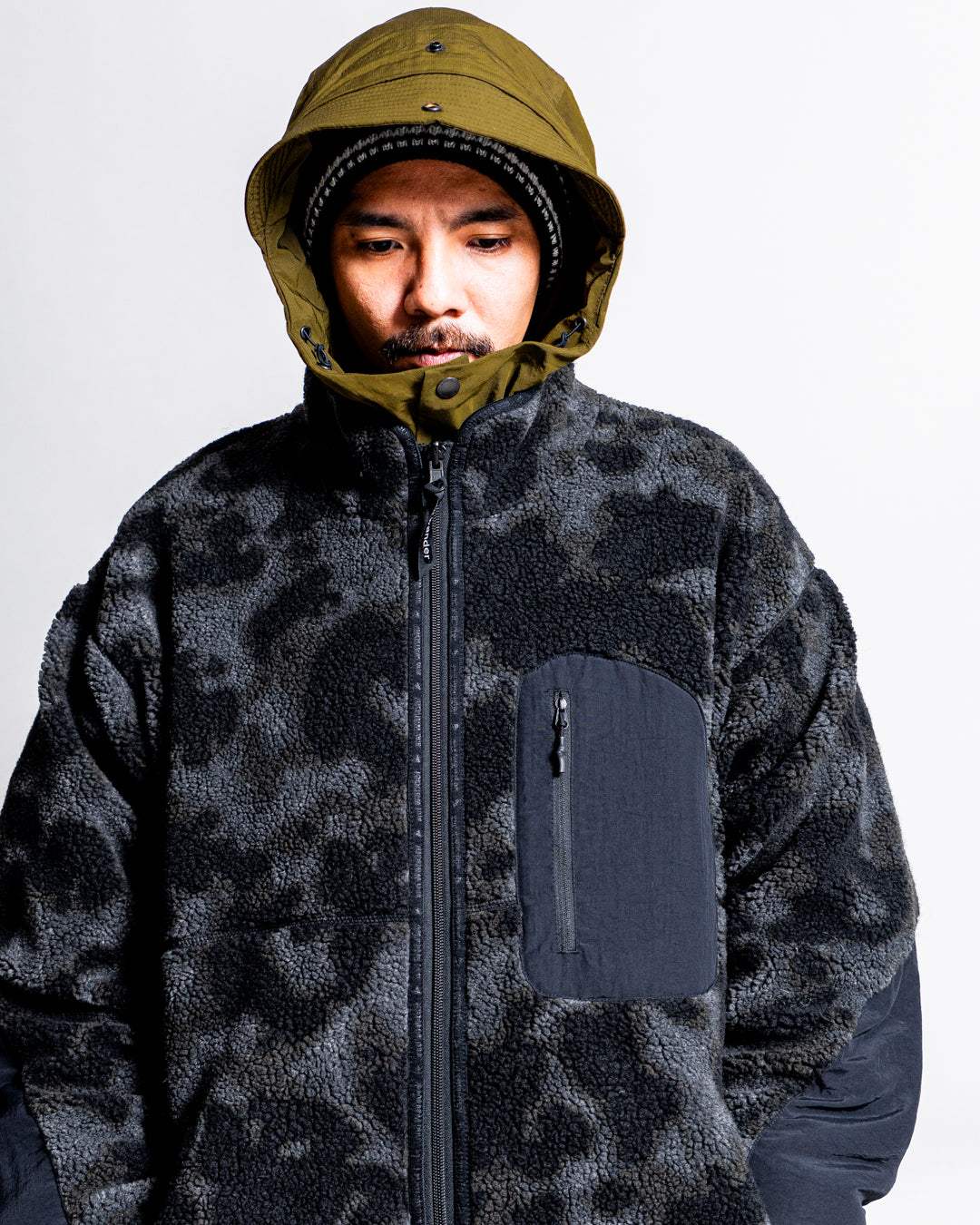 【Reversible item】and wander reversible boa jacket
