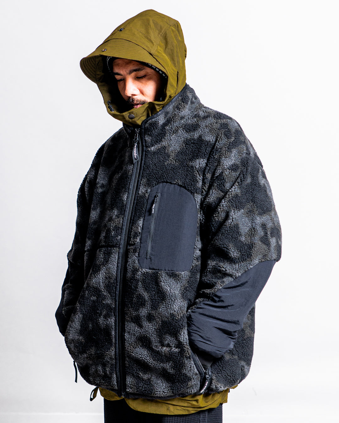 【Reversible item】and wander reversible boa jacket