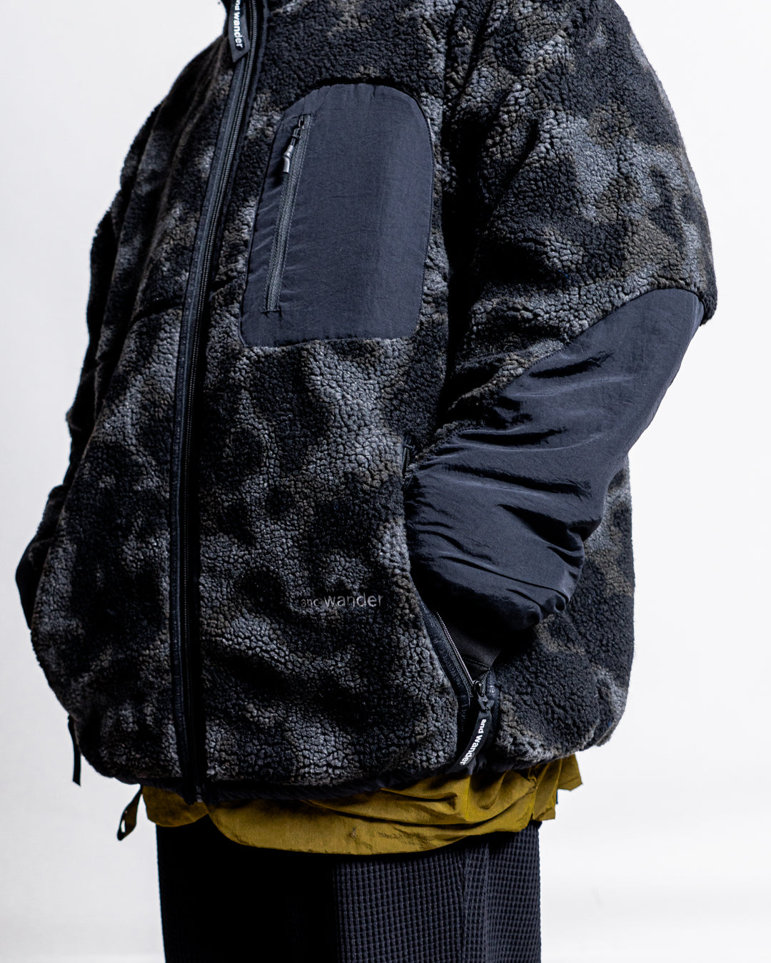 【Reversible item】and wander reversible boa jacket