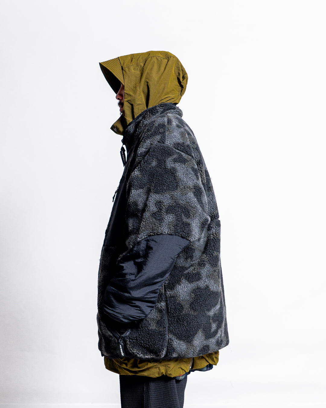 【Reversible item】and wander reversible boa jacket