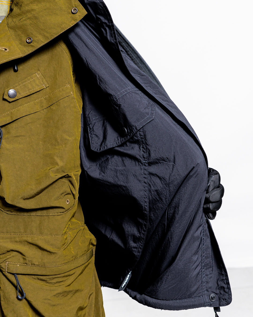 【Reversible item】and wander reversible boa jacket