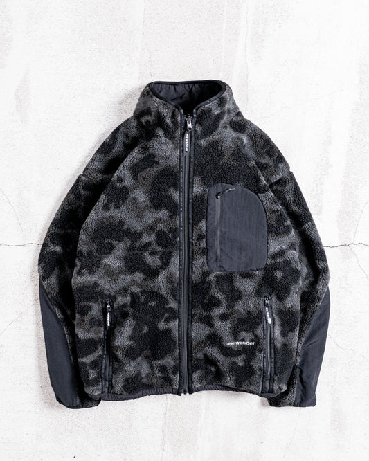 and wander reversible boa jacket
