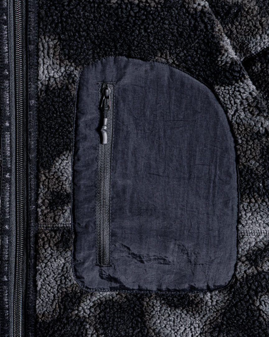 and wander reversible boa jacket