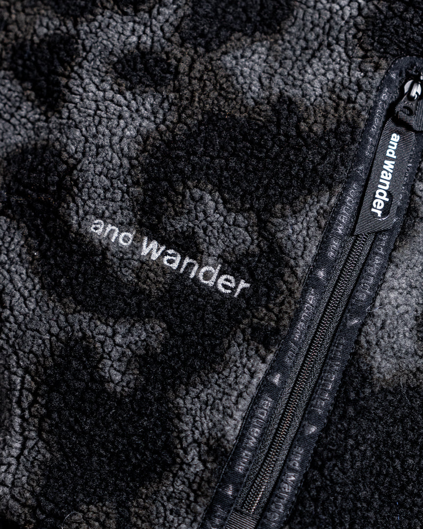 and wander reversible boa jacket