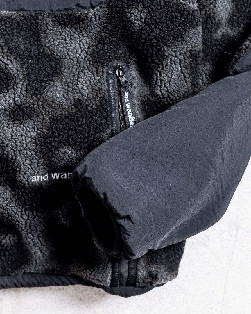 and wander reversible boa jacket