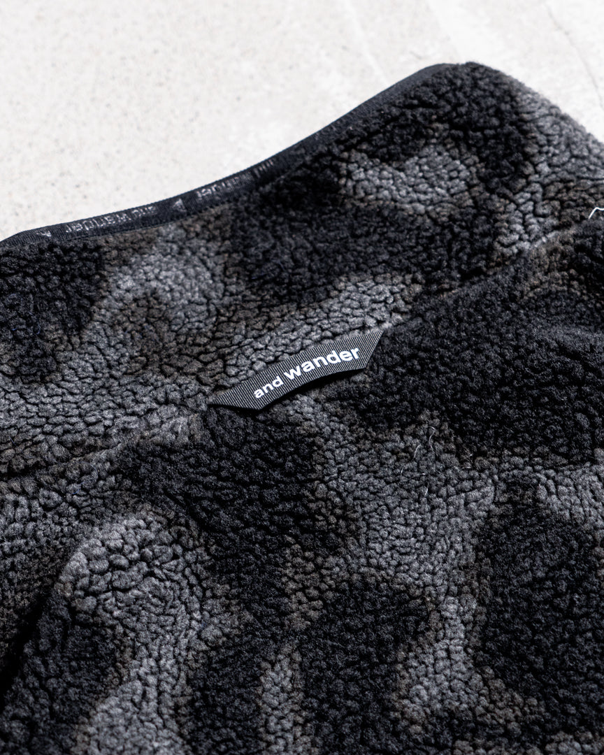 and wander reversible boa jacket