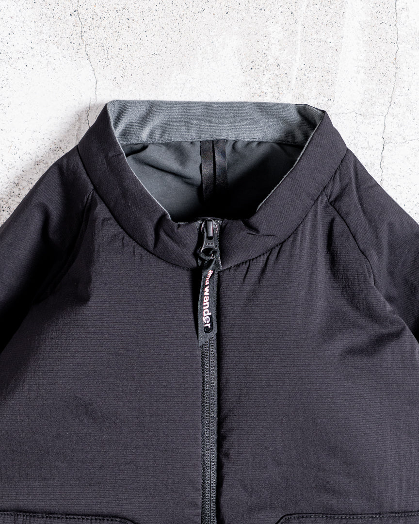 and wander airflow light collarless jacket