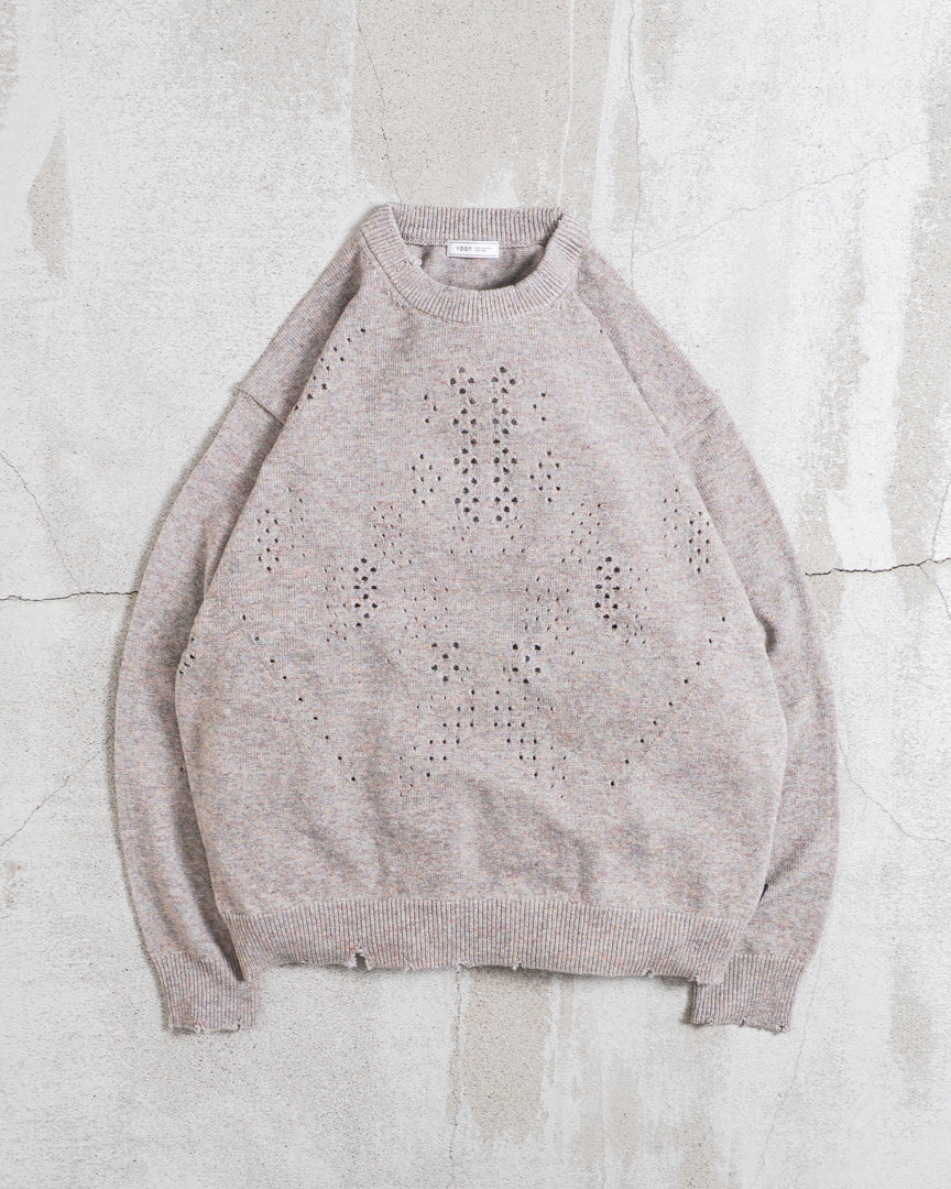 YDOT FRACTAL HOLE KNIT / MERINO