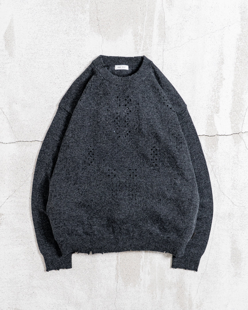 YDOT FRACTAL HOLE KNIT / MERINO