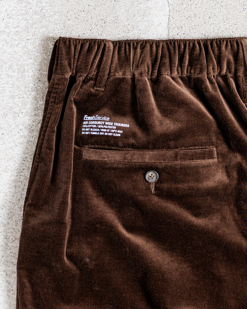 【10.3 sat 11:00 Release】FreshService (フレッシュサービス) AIR CORDUROY WIDE TROUSERS