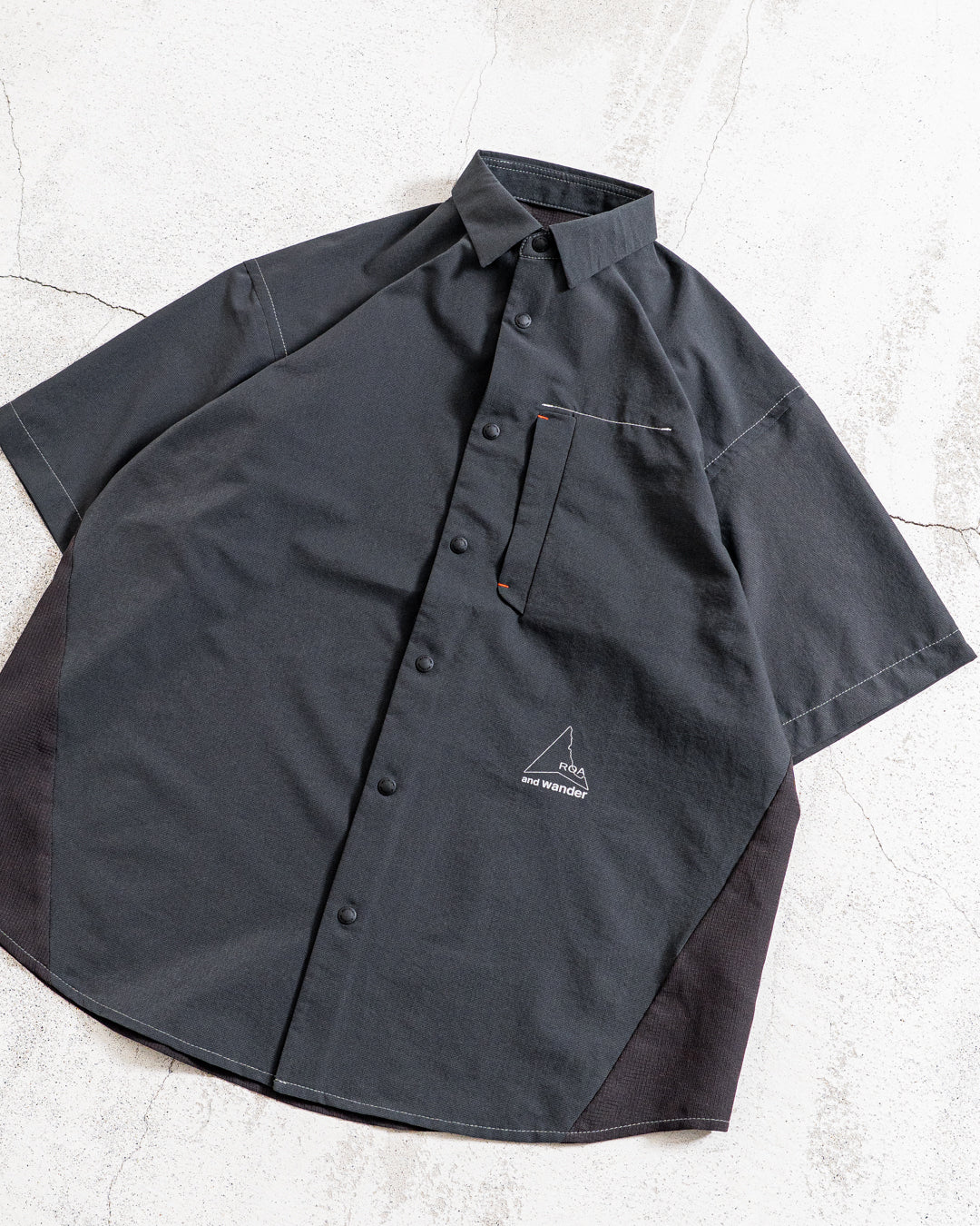 【collabolation】ROA × and wander breathable shirt