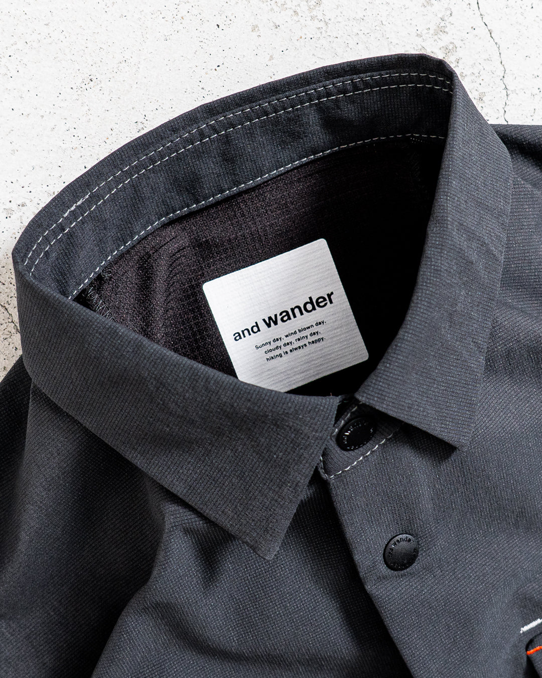 【collabolation】ROA × and wander breathable shirt