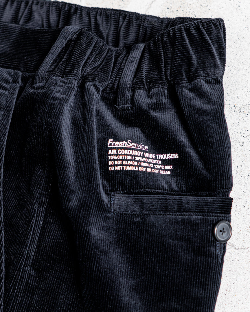 【10.3 sat 11:00 Release】FreshService (フレッシュサービス) AIR CORDUROY WIDE TROUSERS