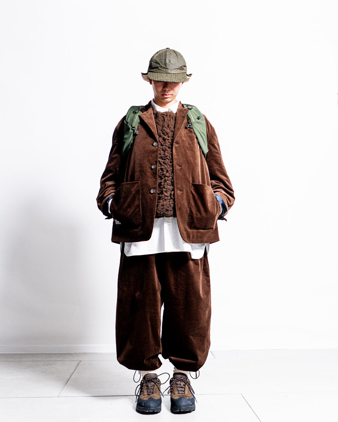 【10.3 sat 11:00 Release】FreshService (フレッシュサービス) AIR CORDUROY WIDE TROUSERS