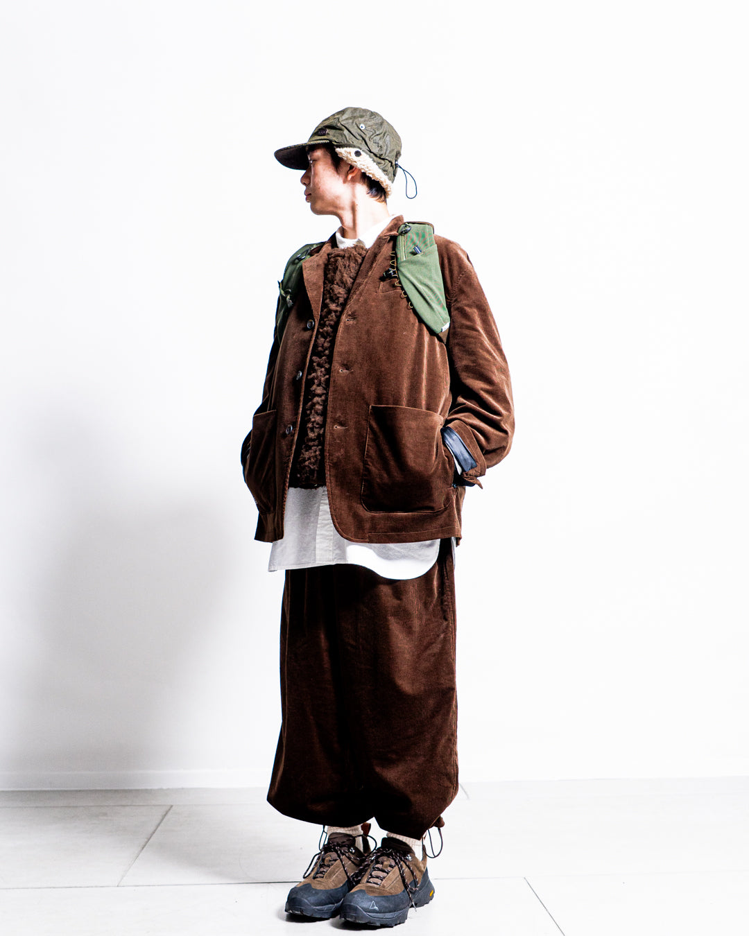 【10.3 sat 11:00 Release】FreshService (フレッシュサービス) AIR CORDUROY WIDE TROUSERS