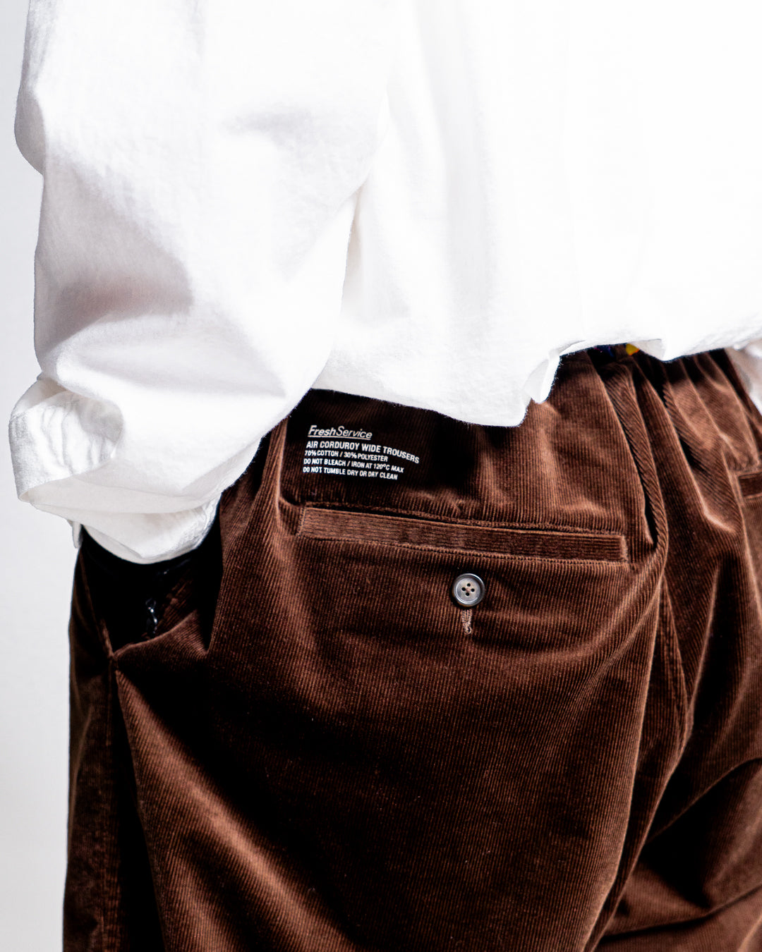 【10.3 sat 11:00 Release】FreshService (フレッシュサービス) AIR CORDUROY WIDE TROUSERS