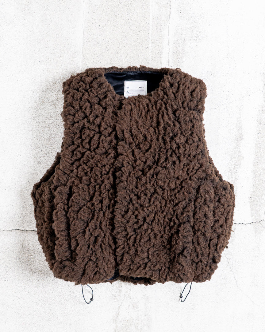 YDOT RAW FLEECE VEST