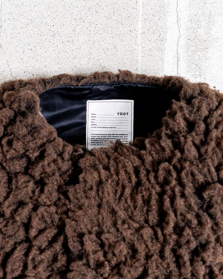 YDOT RAW FLEECE VEST