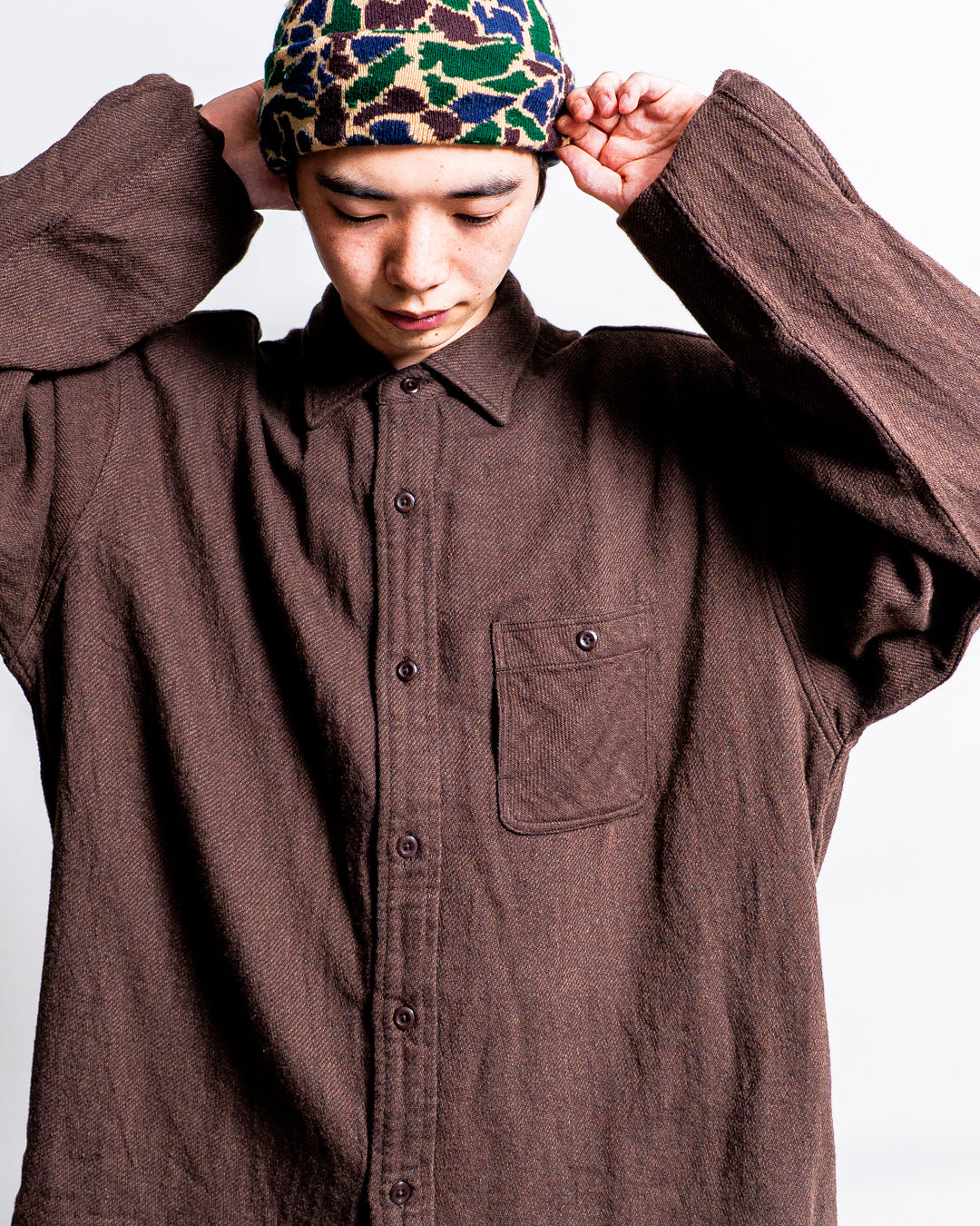 通販] THE NORTH FACE Purple Label Flannel Heather Field Shirt 商品