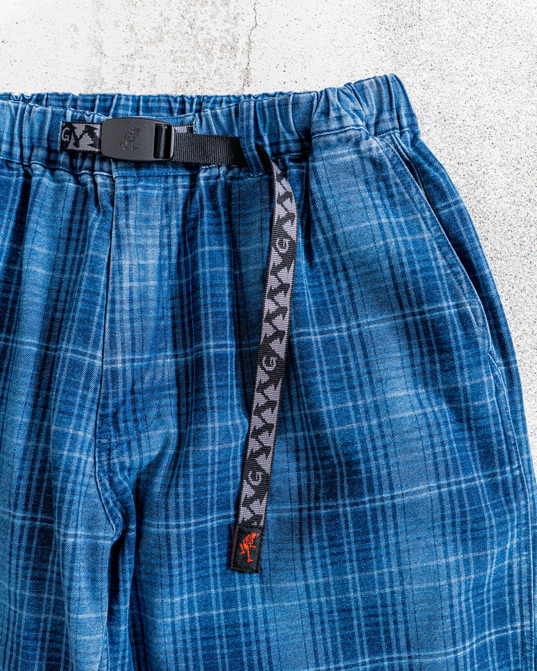 Gramicci LAGOON SHORT DENIM PLAID