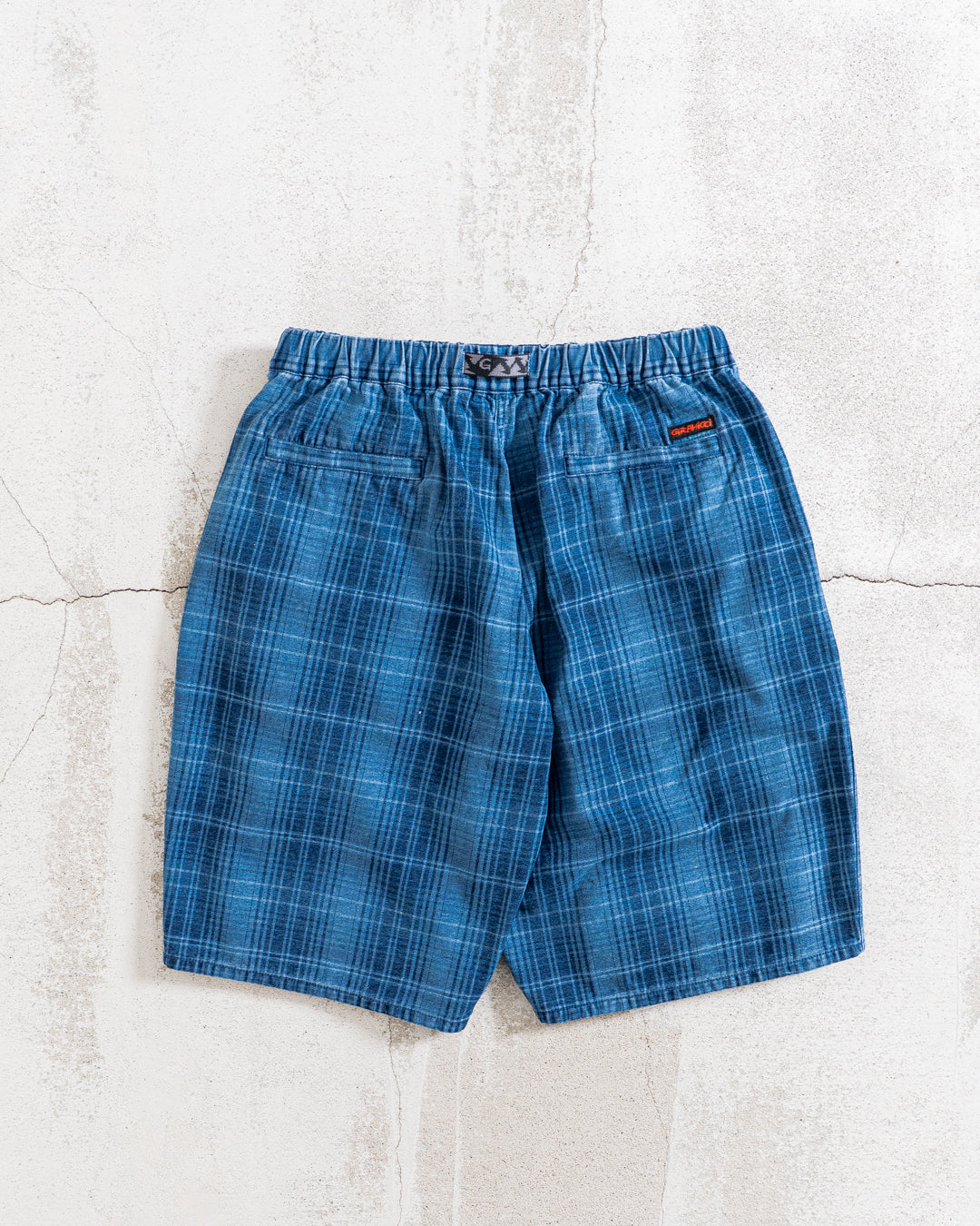 Gramicci LAGOON SHORT DENIM PLAID