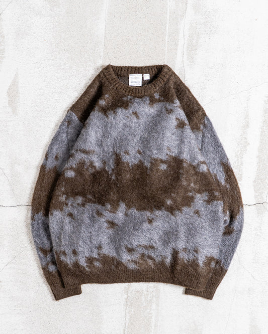 Gramicci MOHAIR SPLATTER SWEATER