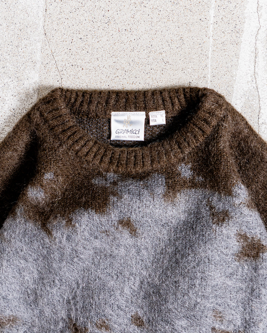 Gramicci MOHAIR SPLATTER SWEATER