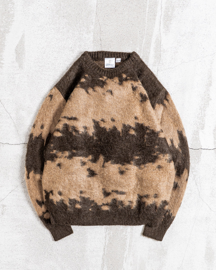 Gramicci MOHAIR SPLATTER SWEATER