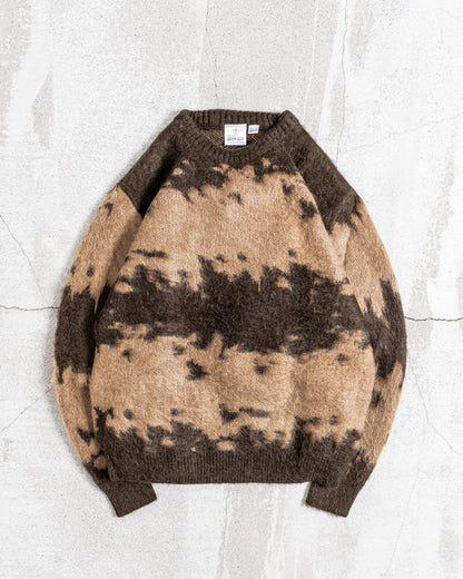 Gramicci MOHAIR SPLATTER SWEATER