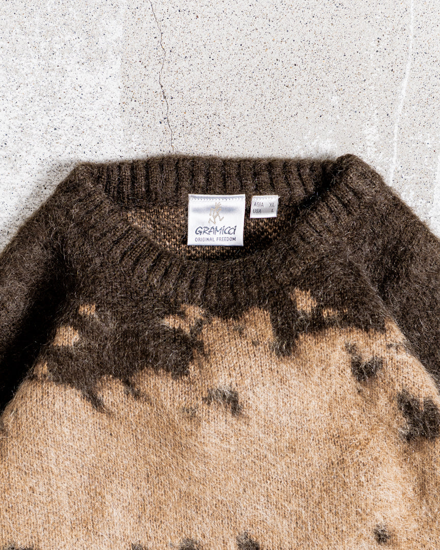 Gramicci MOHAIR SPLATTER SWEATER