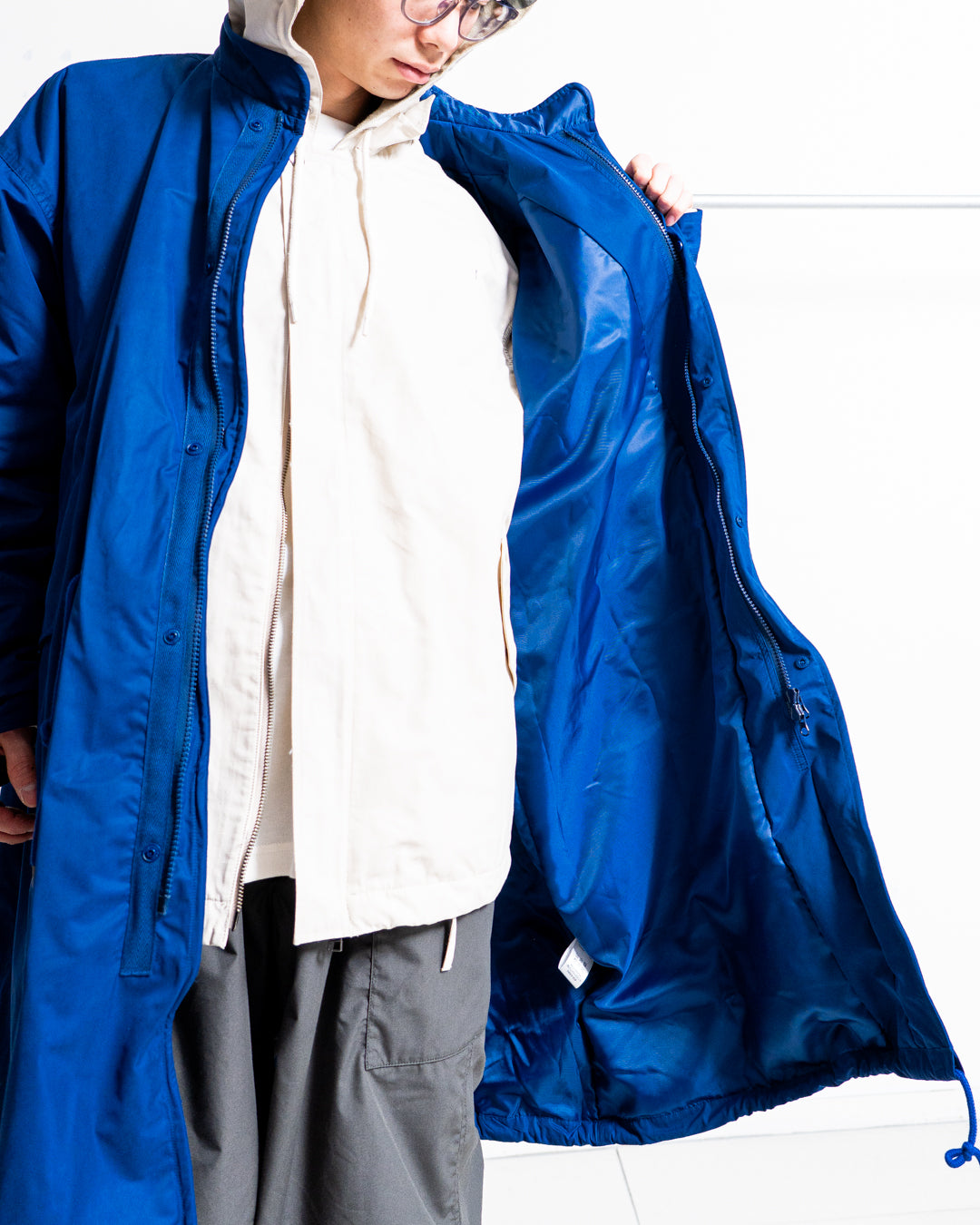 通販] FAKIE STANCE (フェイキースタンス) M-65 COAT BLU 商品ページ