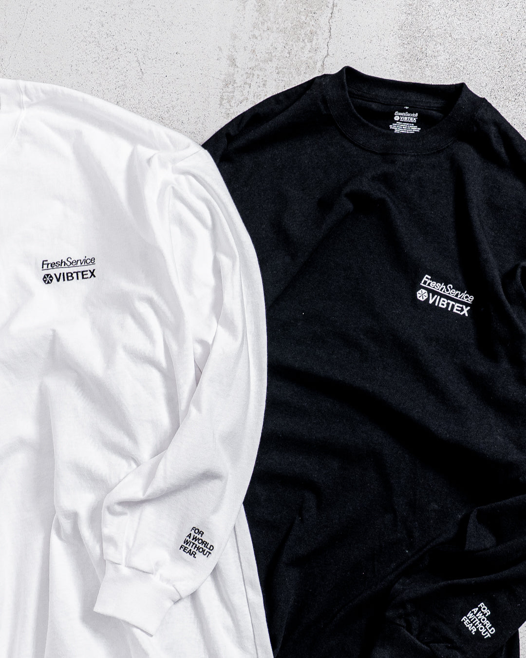 FreshService (フレッシュサービス) VIBTEX for FreshService L/S CREW NECK TEE