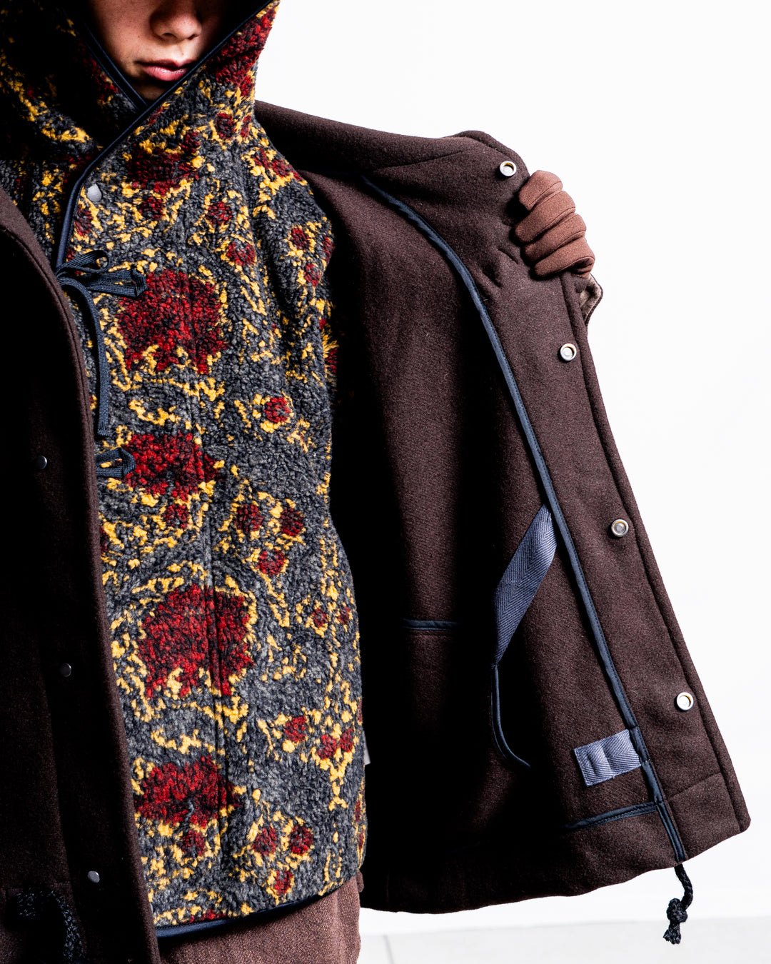 is-ness Duffle Smock Coat
