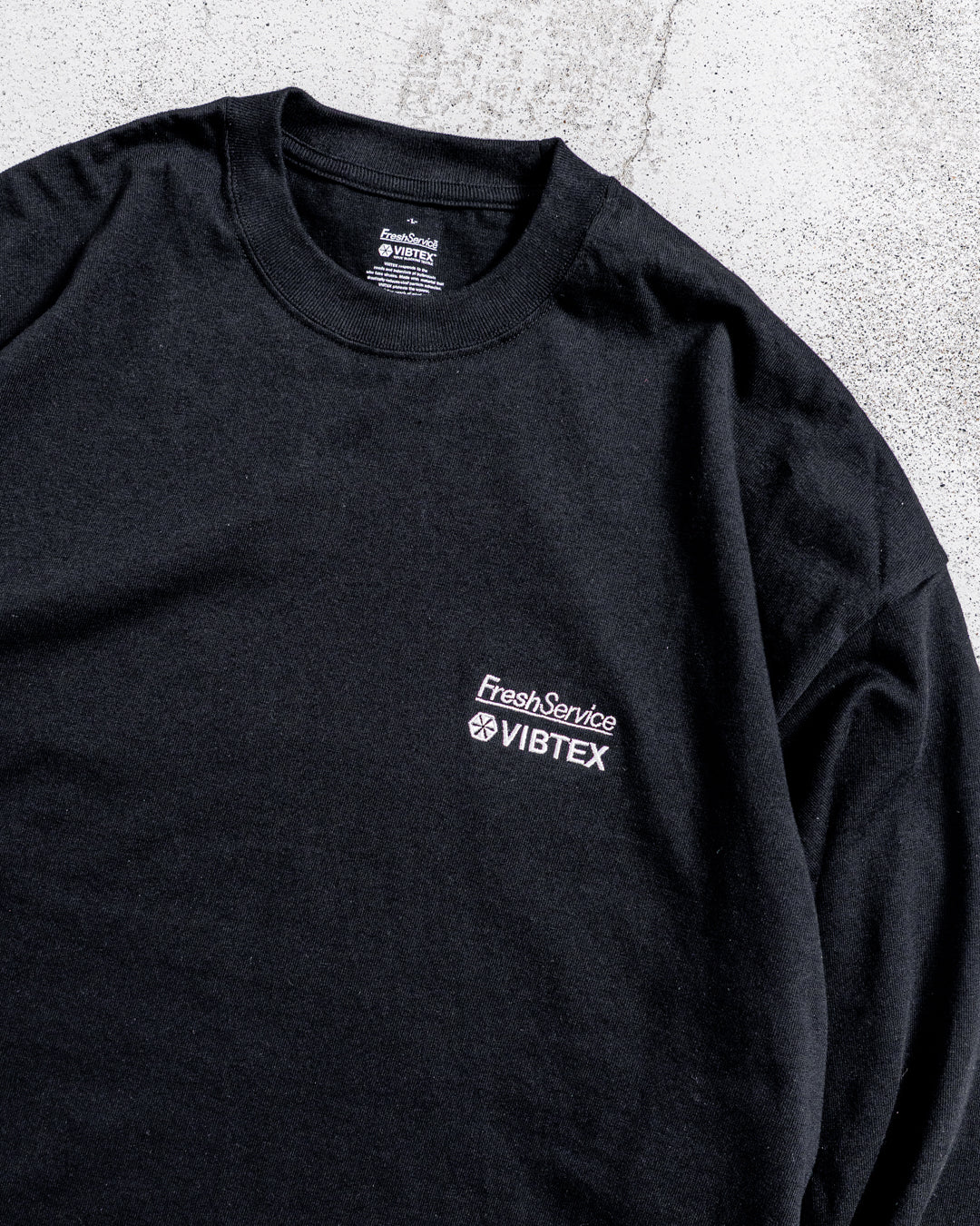 FreshService (フレッシュサービス) VIBTEX for FreshService L/S CREW NECK TEE