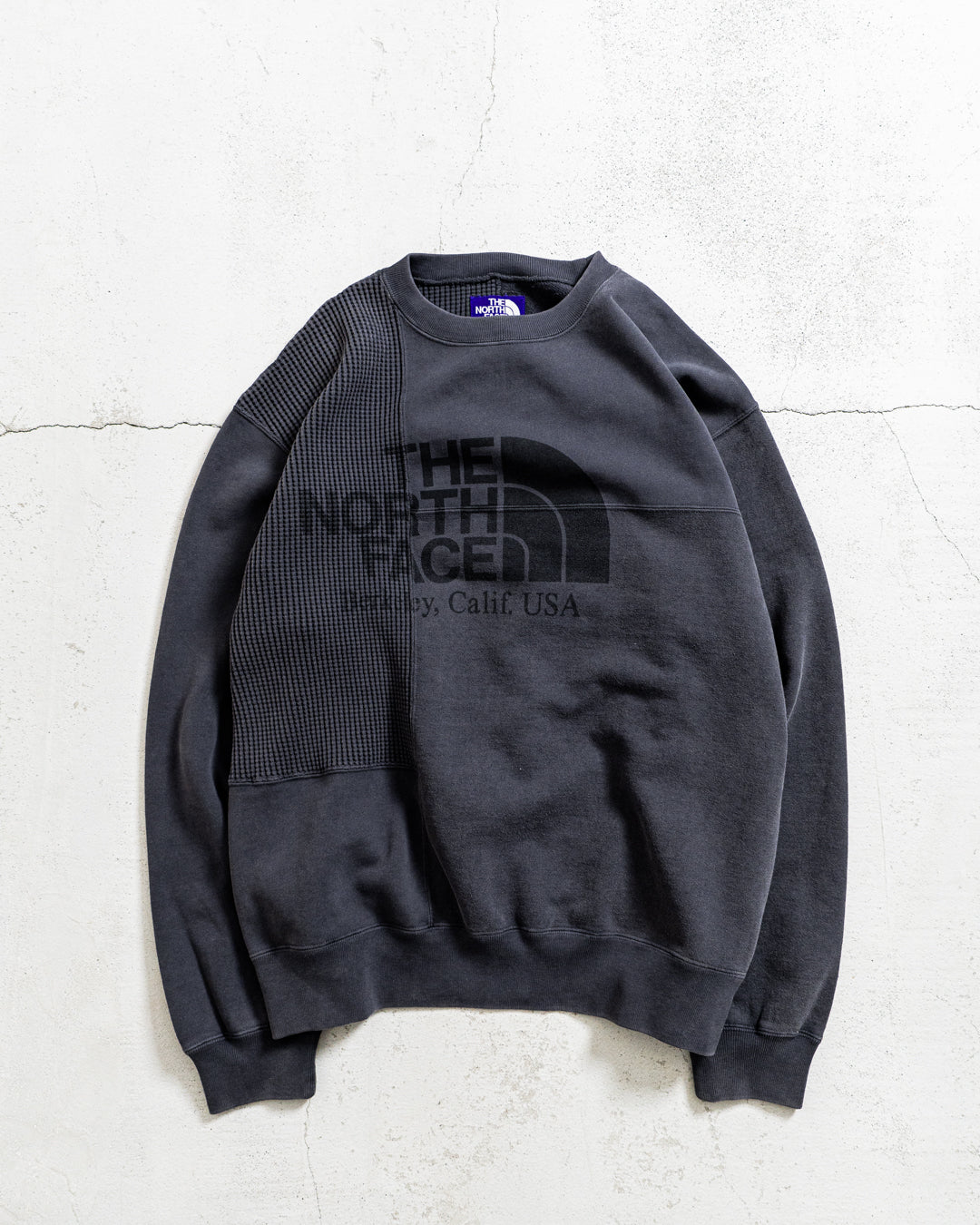 通販] THE NORTH FACE Purple Label Field Patchworked Crewneck