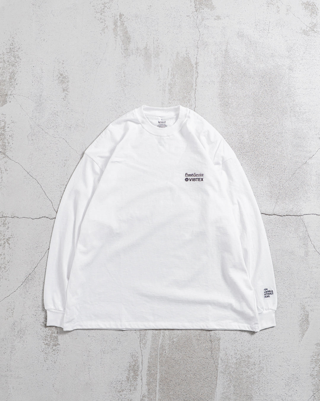 FreshService (フレッシュサービス) VIBTEX for FreshService L/S CREW NECK TEE