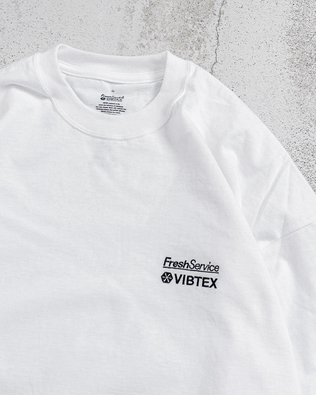 FreshService (フレッシュサービス) VIBTEX for FreshService L/S CREW NECK TEE