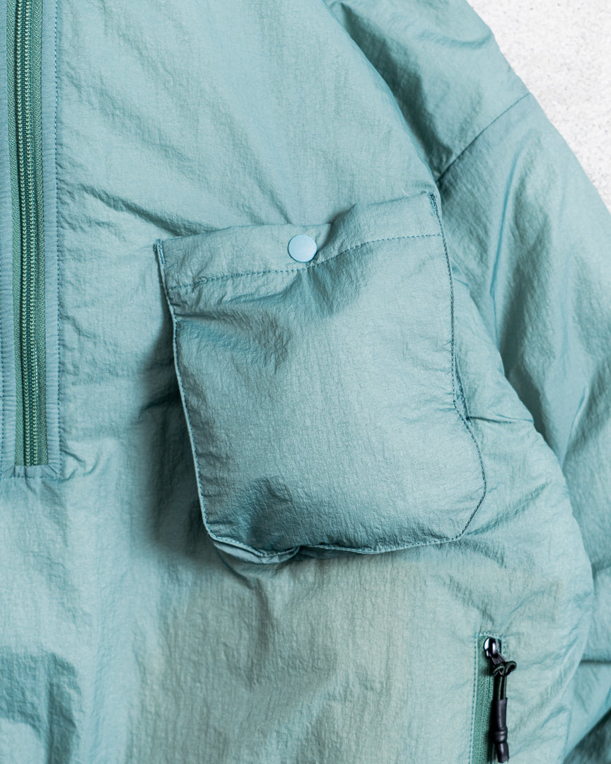 GOLDENMILLS HARF ZIP PADDING SHIRT