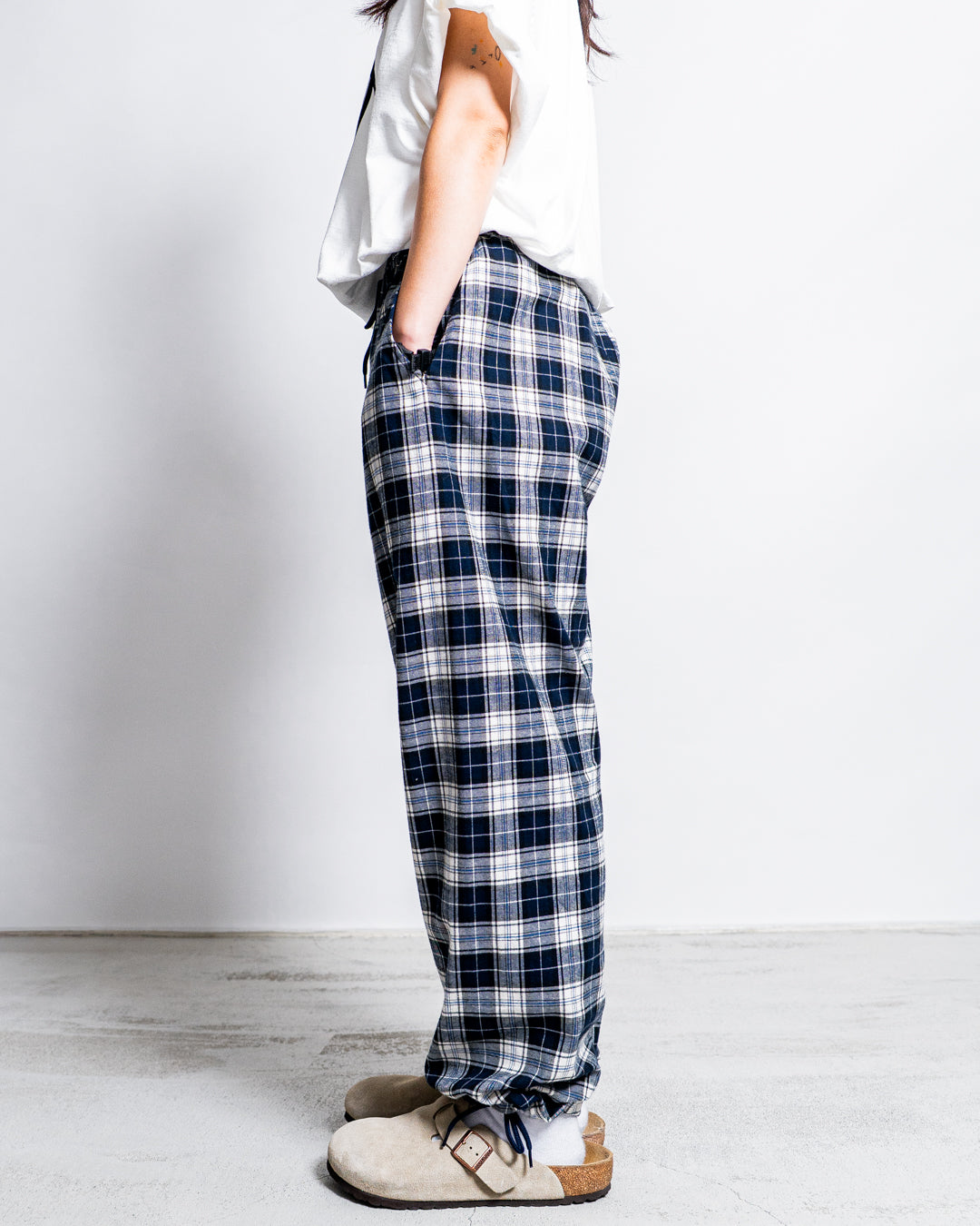 MINE Flannel Check Easy Pants