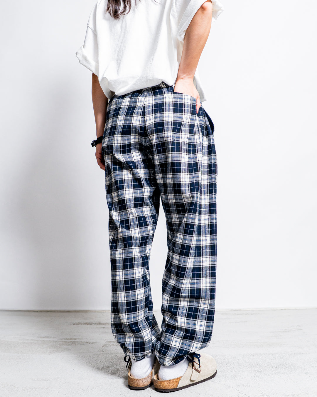 MINE Flannel Check Easy Pants