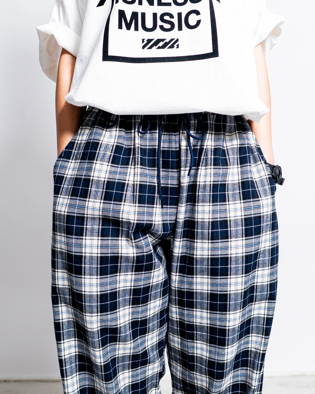MINE Flannel Check Easy Pants