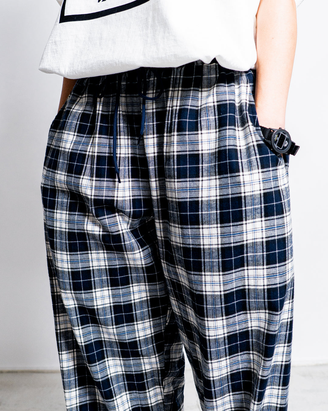 MINE Flannel Check Easy Pants