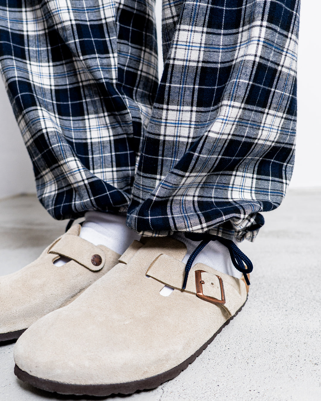 MINE Flannel Check Easy Pants