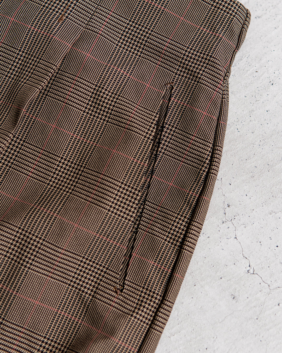 【limited】HUNTING WORLD CRAFTED BY DESCENTE.LAB ATY STRETCH WOVEN ONE TUCK CURVE PANTS