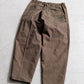 【limited】HUNTING WORLD CRAFTED BY DESCENTE.LAB ATY STRETCH WOVEN ONE TUCK CURVE PANTS