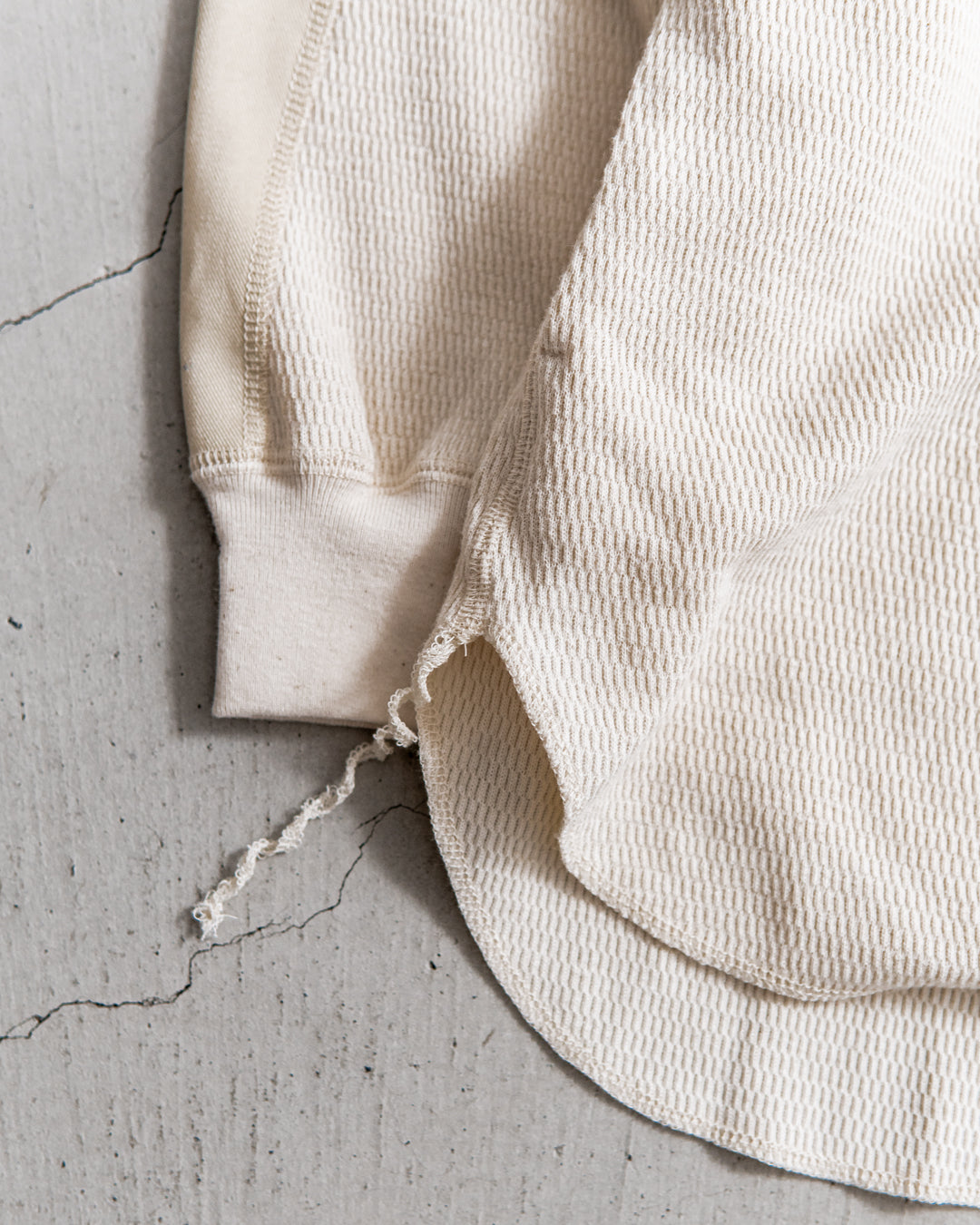 【RESTOCK】norbit Wool cotton waffle Henley neck T-shirts