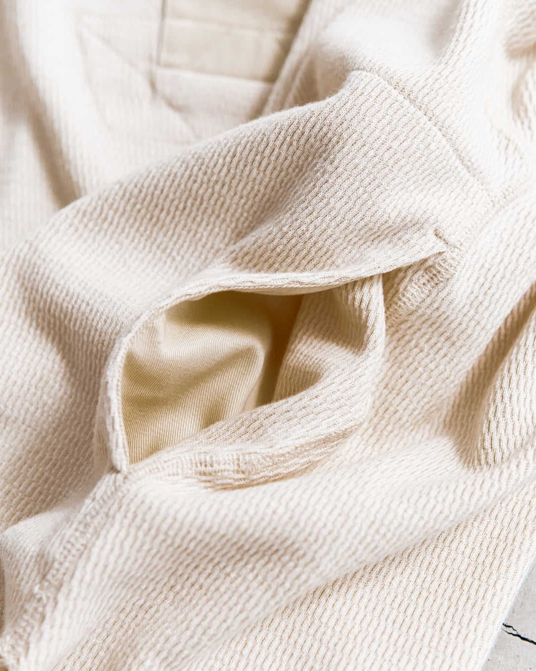 【RESTOCK】norbit Wool cotton waffle Henley neck T-shirts