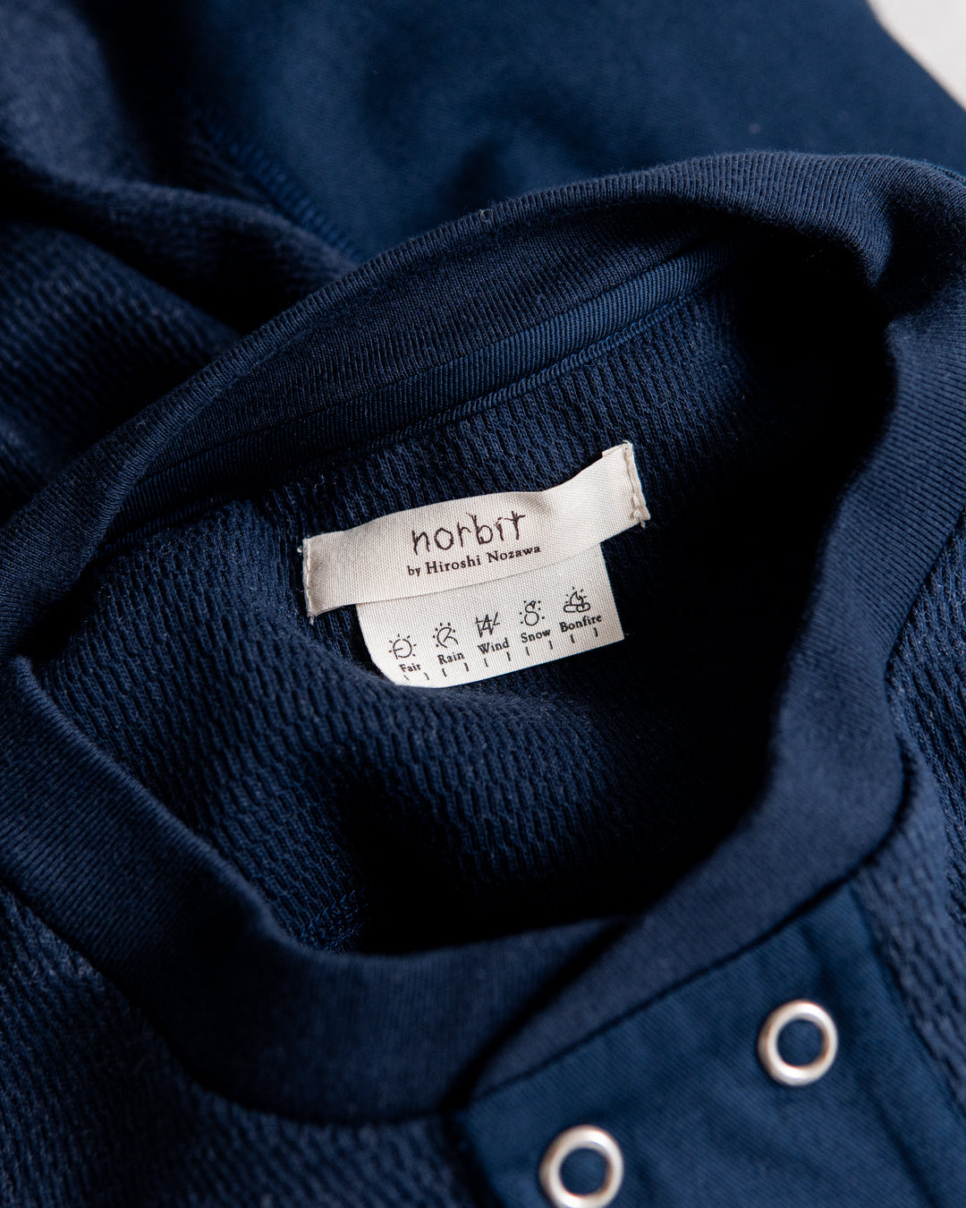 【RESTOCK】norbit Wool cotton waffle Henley neck T-shirts