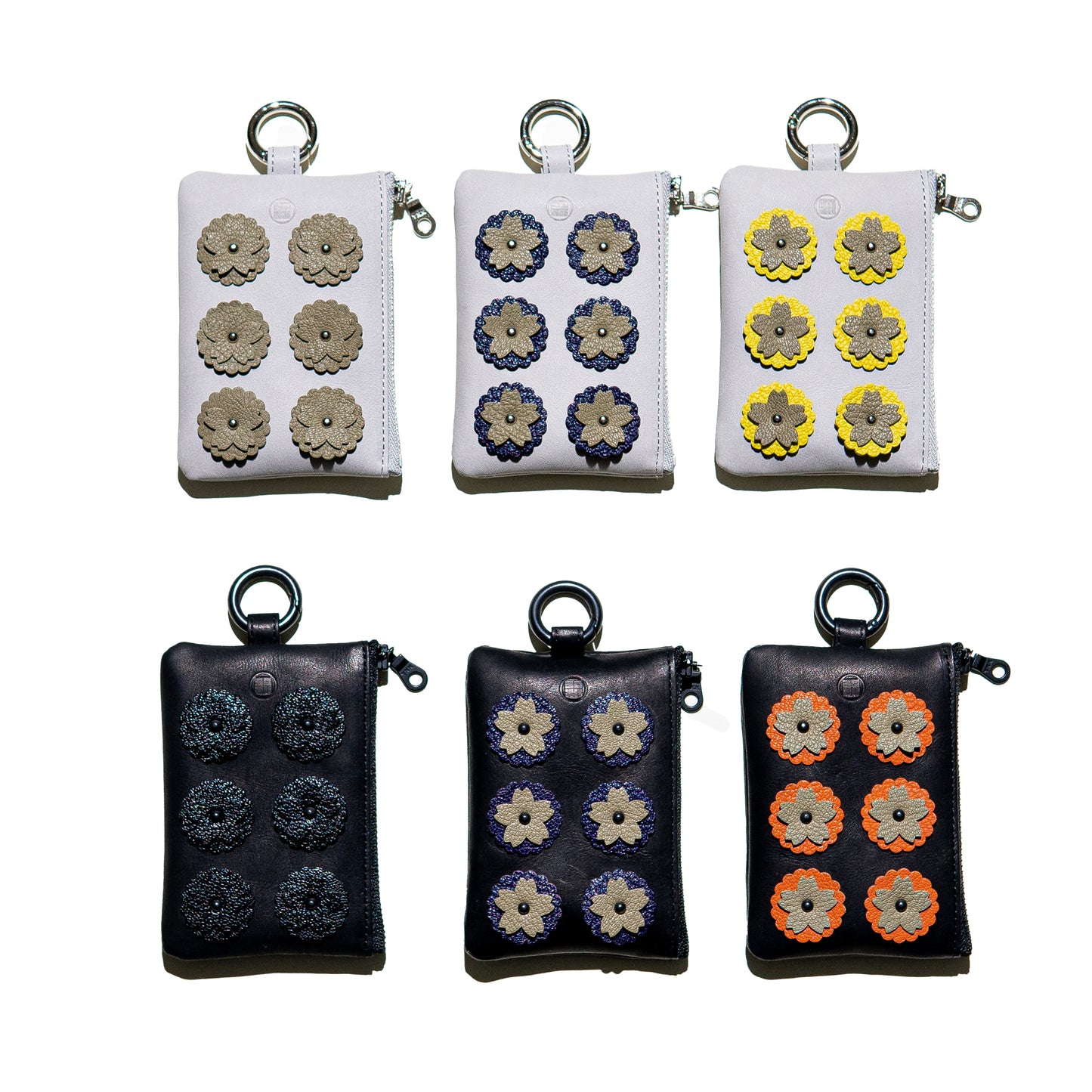 "KIKU SAKURA FLOWER "  MULTI PURPOSE POUCH -REINOMONO-